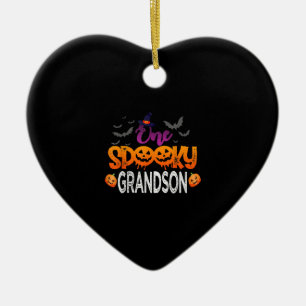 Eine Spooky Grandson Familie, die Halloween passt Keramik Ornament