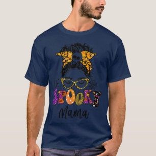 Eine Spooky Mama Halloween Witchy Mama Frauen T-Shirt