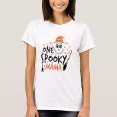 Eine Spooky Mama T-Shirt (Vorderseite)