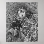 Eine Stadtstraße Poster (Vorne)