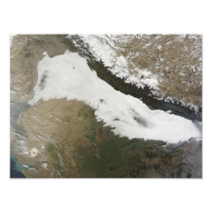 Eine starke Bank der tiefer Wolken Fotodruck