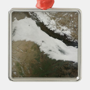 Eine starke Bank der tiefer Wolken Ornament Aus Metall