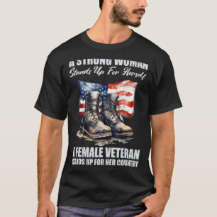Eine starke Frau steht für sich selbst eine weibli T-Shirt
