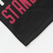 Eine starke Frau steht für sich selbst Vetera Fleecedecke (Ecke)