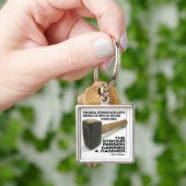 Eine starke Person trägt einen Hammer - Gym Workou Schlüsselanhänger (Hand)