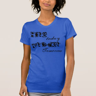 Eine stärkere Morgenturnhallenweste T-Shirt