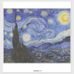 Eine Starry Night: Saint Remy von Vincent Van Gogh Aufkleber<br><div class="desc">Das Jahr ist 1889. Vincent Van Gogh ist Patient im Asyl von Saint-Paul-de-Mausole in Saint-Rémy-de-Provence, Frankreich. Er leidet an psychischen Erkrankungen, und seine Ärzte haben ihm geraten, drinnen bleibe und das Malen zu vermeiden. Aber Van Gogh kann dem Drang zu kreieren nicht widerstehen, und er verbringt seine Tage damit, Landschaften...</div>