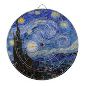 Eine Starry Night: Saint Remy von Vincent Van Gogh Dartscheibe (vorne)