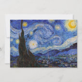 Eine Starry Night: Saint Remy von Vincent Van Gogh Einladung (Vorderseite)