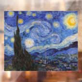 Eine Starry Night: Saint Remy von Vincent Van Gogh Fensteraufkleber (Blatt 2)
