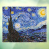 Eine Starry Night: Saint Remy von Vincent Van Gogh Fensteraufkleber (Blatt 3)
