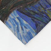 Eine Starry Night: Saint Remy von Vincent Van Gogh Fleecedecke (Ecke)