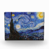 Eine Starry Night: Saint Remy von Vincent Van Gogh Fotoblock (Vorderseite)