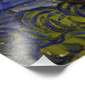 Eine Starry Night: Saint Remy von Vincent Van Gogh Fotodruck (Ecke)