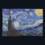 Eine Starry Night: Saint Remy von Vincent Van Gogh Geschirrtuch<br><div class="desc">Das Jahr ist 1889. Vincent Van Gogh ist Patient im Asyl von Saint-Paul-de-Mausole in Saint-Rémy-de-Provence, Frankreich. Er leidet an psychischen Erkrankungen, und seine Ärzte haben ihm geraten, drinnen bleibe und das Malen zu vermeiden. Aber Van Gogh kann dem Drang zu kreieren nicht widerstehen, und er verbringt seine Tage damit, Landschaften...</div>