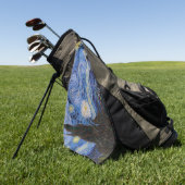 Eine Starry Night: Saint Remy von Vincent Van Gogh Golfhandtuch (Gras)