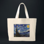 Eine Starry Night: Saint Remy von Vincent Van Gogh Jumbo Stoffbeutel<br><div class="desc">Das Jahr ist 1889. Vincent Van Gogh ist Patient im Asyl von Saint-Paul-de-Mausole in Saint-Rémy-de-Provence, Frankreich. Er leidet an psychischen Erkrankungen, und seine Ärzte haben ihm geraten, drinnen bleibe und das Malen zu vermeiden. Aber Van Gogh kann dem Drang zu kreieren nicht widerstehen, und er verbringt seine Tage damit, Landschaften...</div>