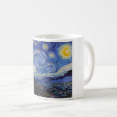 Eine Starry Night: Saint Remy von Vincent Van Gogh Kaffeetasse (VorderseiteRechts)