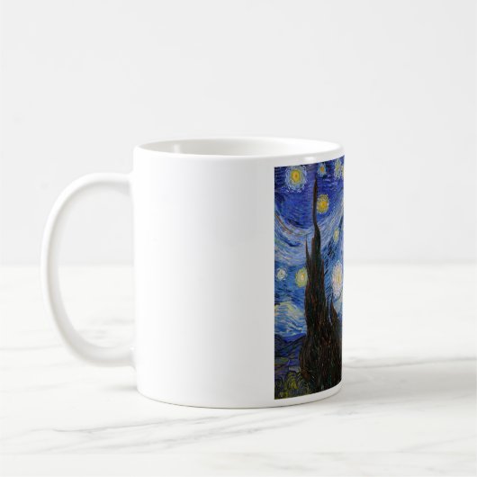 Eine Starry Night: Saint Remy von Vincent Van Gogh Kaffeetasse (Links)