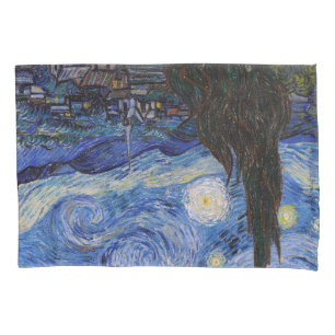 Eine Starry Night: Saint Remy von Vincent Van Gogh Kissenbezug