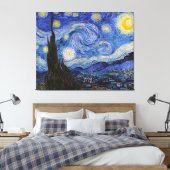 Eine Starry Night: Saint Remy von Vincent Van Gogh Leinwanddruck (Insitu (Schlafzimmer))