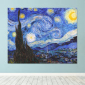 Eine Starry Night: Saint Remy von Vincent Van Gogh Leinwanddruck (Insitu (Holzboden))