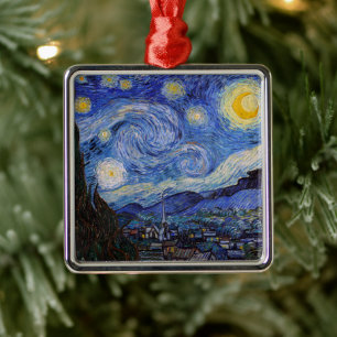 Eine Starry Night: Saint Remy von Vincent Van Gogh Ornament Aus Metall