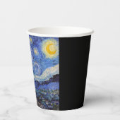 Eine Starry Night: Saint Remy von Vincent Van Gogh Pappbecher (Rückseite)