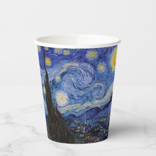 Eine Starry Night: Saint Remy von Vincent Van Gogh Pappbecher (Links)