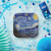 Eine Starry Night: Saint Remy von Vincent Van Gogh Pappteller (Party)