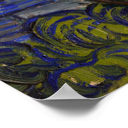 Eine Starry Night: Saint Remy von Vincent Van Gogh Poster (Ecke)