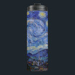 Eine Starry Night: Saint Remy von Vincent Van Gogh Thermosbecher<br><div class="desc">Das Jahr ist 1889. Vincent Van Gogh ist Patient im Asyl von Saint-Paul-de-Mausole in Saint-Rémy-de-Provence, Frankreich. Er leidet an psychischen Erkrankungen, und seine Ärzte haben ihm geraten, drinnen bleibe und das Malen zu vermeiden. Aber Van Gogh kann dem Drang zu kreieren nicht widerstehen, und er verbringt seine Tage damit, Landschaften...</div>