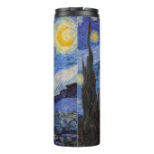 Eine Starry Night: Saint Remy von Vincent Van Gogh Thermosbecher (Rückseite)