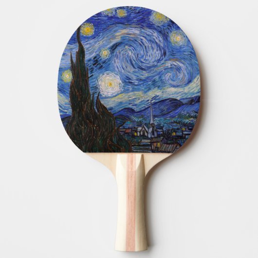 Eine Starry Night: Saint Remy von Vincent Van Gogh Tischtennis Schläger (Vorderseite)