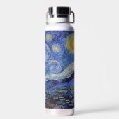 Eine Starry Night: Saint Remy von Vincent Van Gogh Trinkflasche (Rückseite)