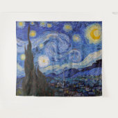 Eine Starry Night: Saint Remy von Vincent Van Gogh Wandteppich (Vorderseite (Horizontal))