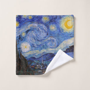 Eine Starry Night: Saint Remy von Vincent Van Gogh Waschlappen