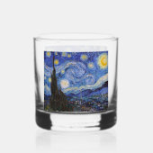 Eine Starry Night: Saint Remy von Vincent Van Gogh Whiskyglas (Vorderseite)