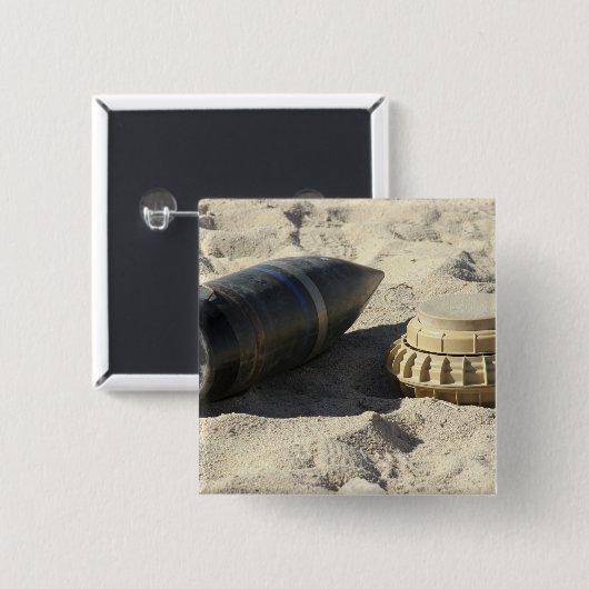 Eine statische Anzeige einer umgerechneten Muschel Button (Vorne & Hinten)