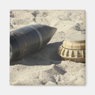 Eine statische Anzeige einer umgerechneten Muschel Magnet