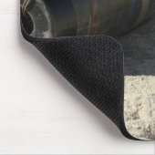 Eine statische Anzeige einer umgerechneten Muschel Mousepad (Ecke)