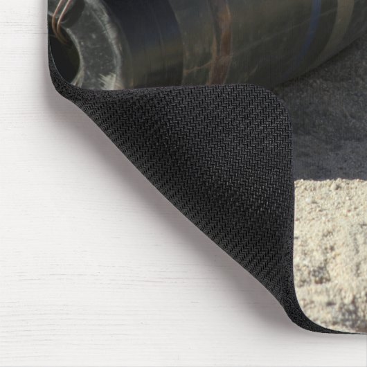 Eine statische Anzeige einer umgerechneten Muschel Mousepad (Ecke)