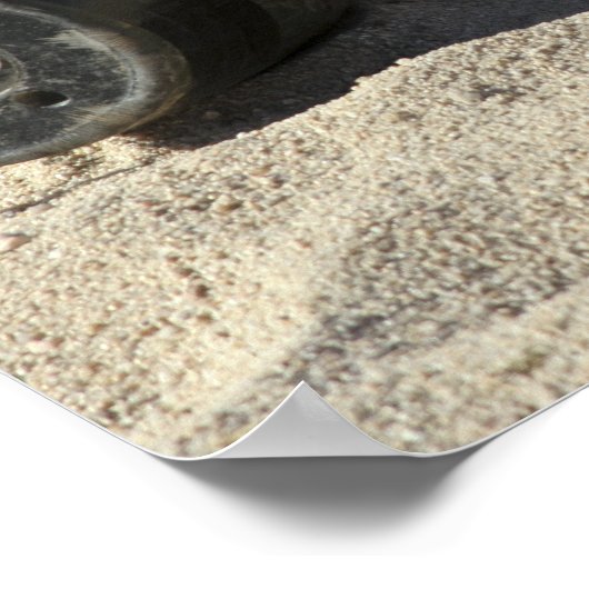 Eine statische Anzeige einer umgerechneten Muschel Poster (Ecke)