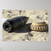 Eine statische Anzeige einer umgerechneten Muschel Poster (Vorne)