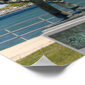 Eine Statue von Thomas Edison von dem lokalen Küns Poster (Ecke)