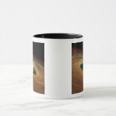 Eine staubige Planet bildende Scheibe im Orbit Tasse (Zentrum)