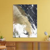 Eine Staubmauer aus dem Norden Queenslas Leinwanddruck (Insitu (Wohnzimmer))