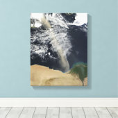 Eine Staubwolke Leinwanddruck (Insitu (Holzboden))