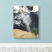 Eine Staubwolke Leinwanddruck (Insitu (Holzboden))