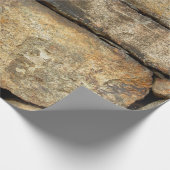 Eine Steinmauer aus Kopfsteinpflaster-Hintergrund Geschenkpapier (Ecke)